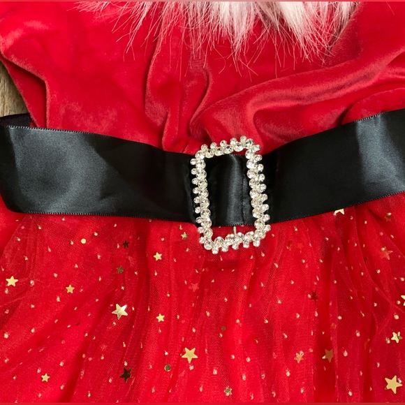 🎄Red Miss Claus Christmas Toddler Dress - Picture 4 of 11